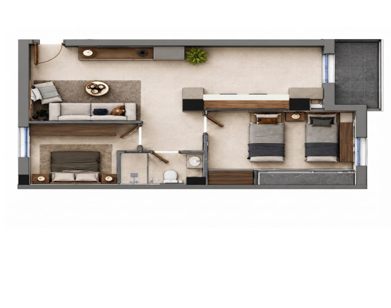 Appartement F3 (A)